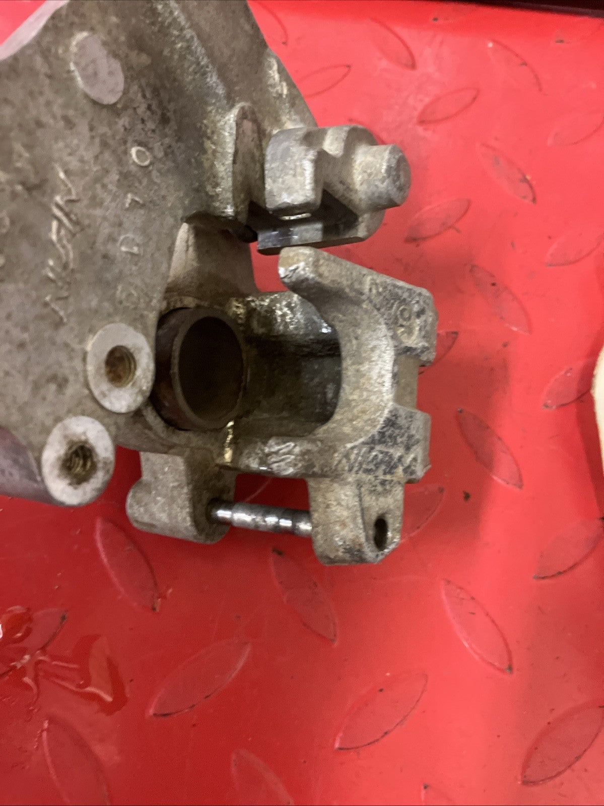 Honda CR250R 1991 Rear brake assembly caliper master cylinder hose 125 500 1990