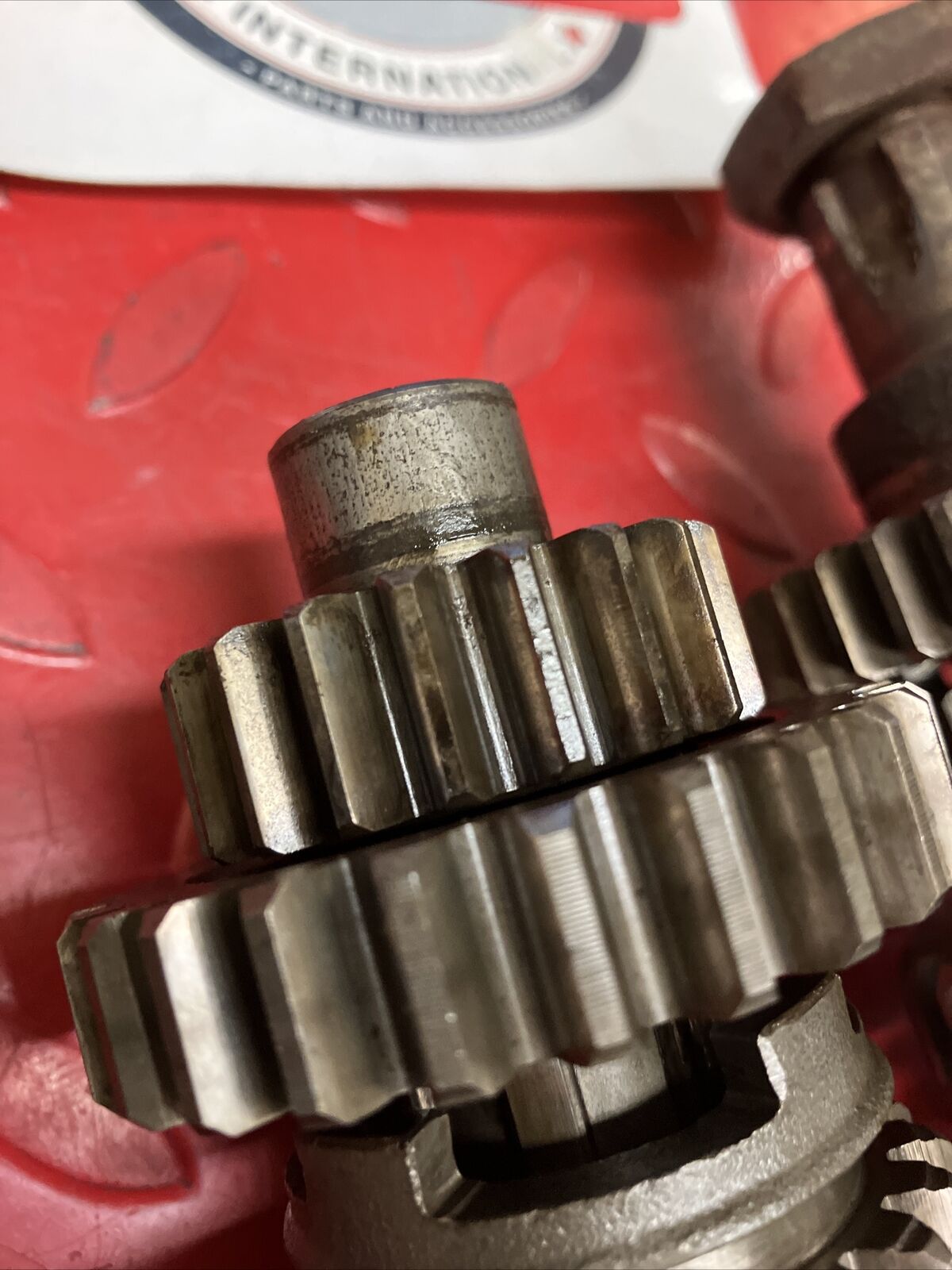 Yamaha DT250 1977 transmission mainshaft countershaft shaft gear DT400 1978 2