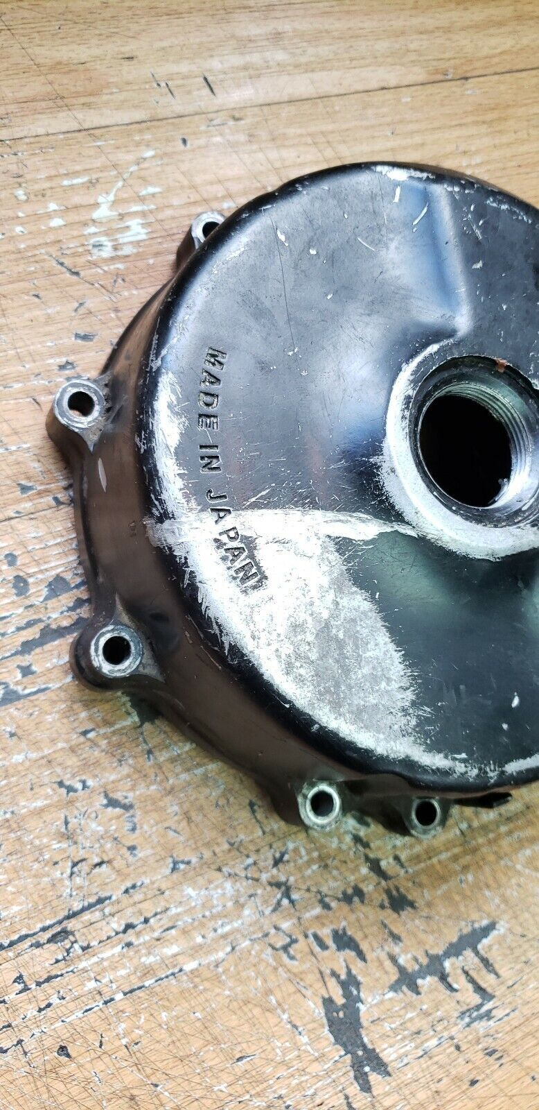 Honda XL350R 1985 left stator alternator magneto crankcase cover