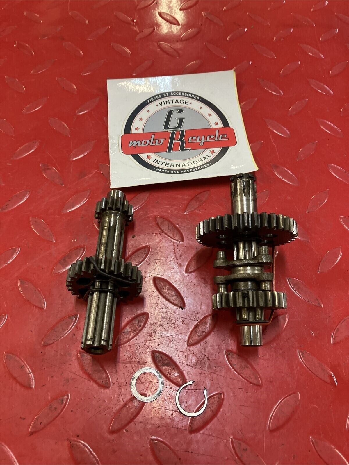Honda C105 C105T CA105T Trail 55 transmission mainshaft countershaft gear