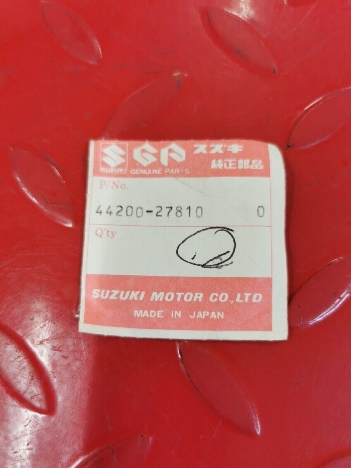 NOS SUZUKI FA50 1980 - 1989 CAP SET 44200-27810 S12