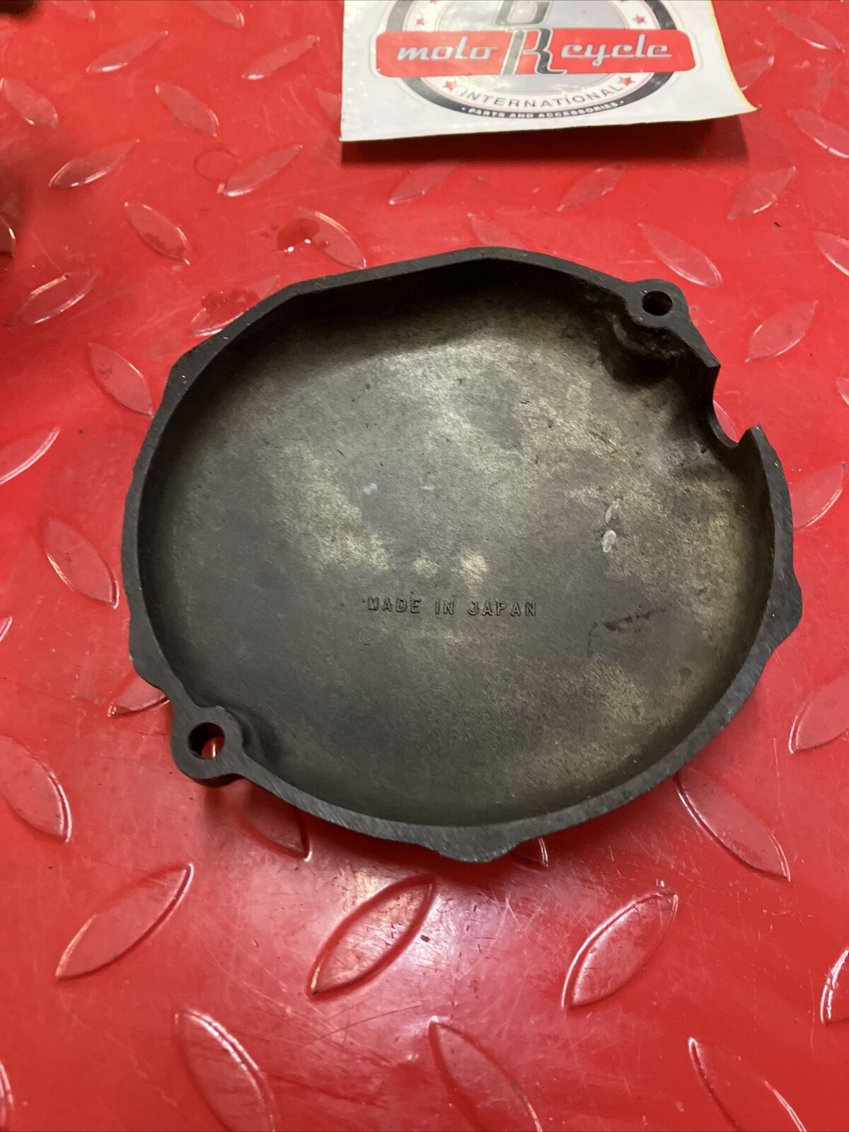 Suzuki RM125 1982 left crankcase stator magneto cover