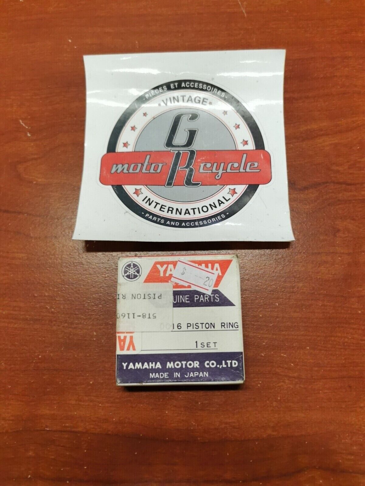 NOS Yamaha 1976 - 1980 YZ80 PISTON RING SET 4TH 5T8-11607-00-00 Y93