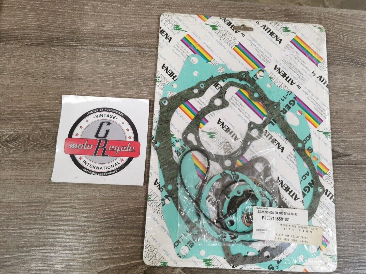 NOS ATHENA HONDA CB100 1978 - 1986 Complete Gasket Kit P400210850102 J28