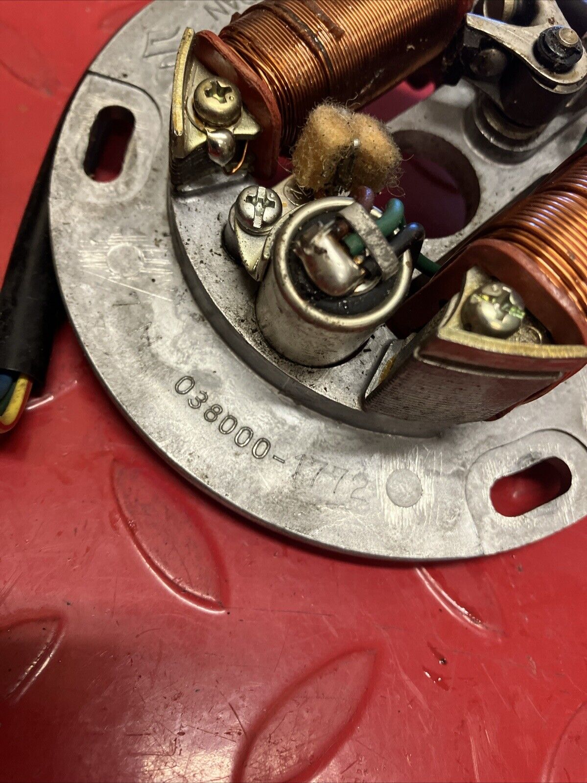 Suzuki RV90 1975 stator magneto flywheel rotor