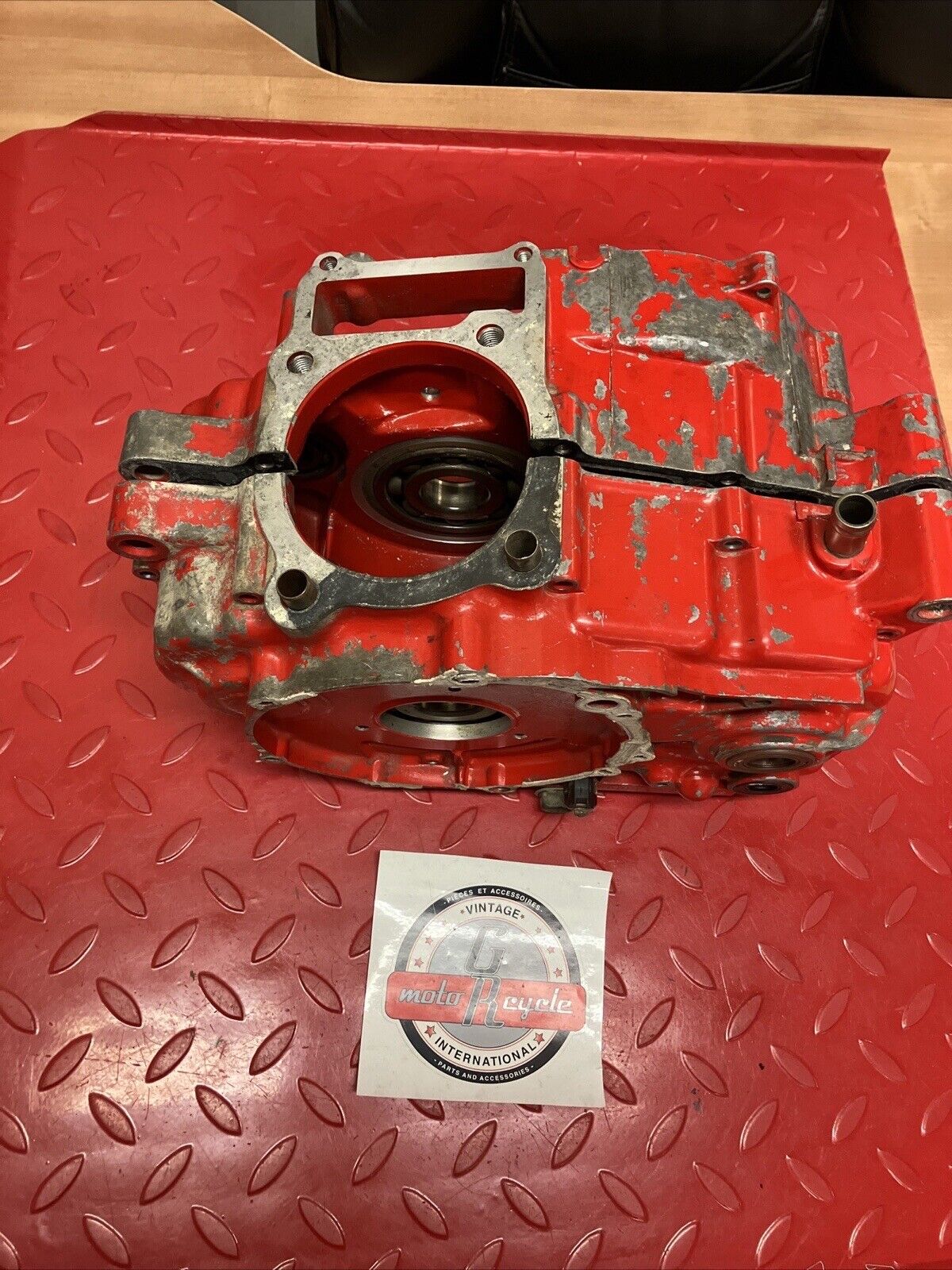 Honda XL350R 1986 Left right crankcase