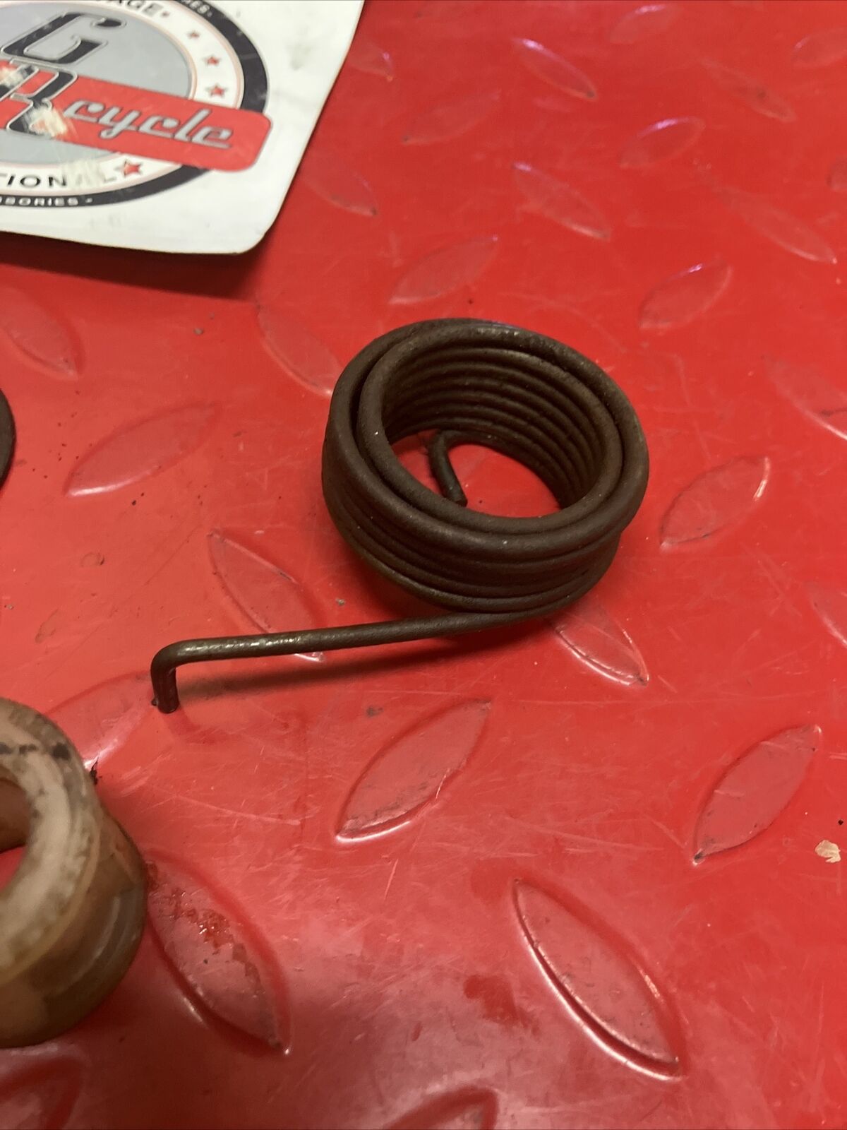 Suzuki TS125 1977 kickstarter gear spring bushing collar