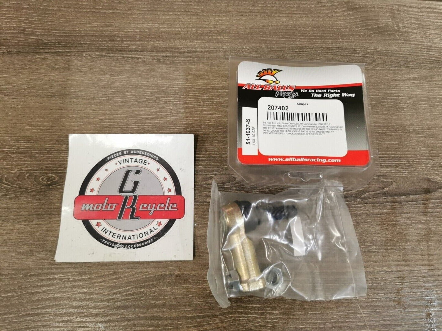 NOS ALL BALLS YXR450FA YXR660FA YXM700P YXC700 Tie Rod End Kit 51-1037-S J50