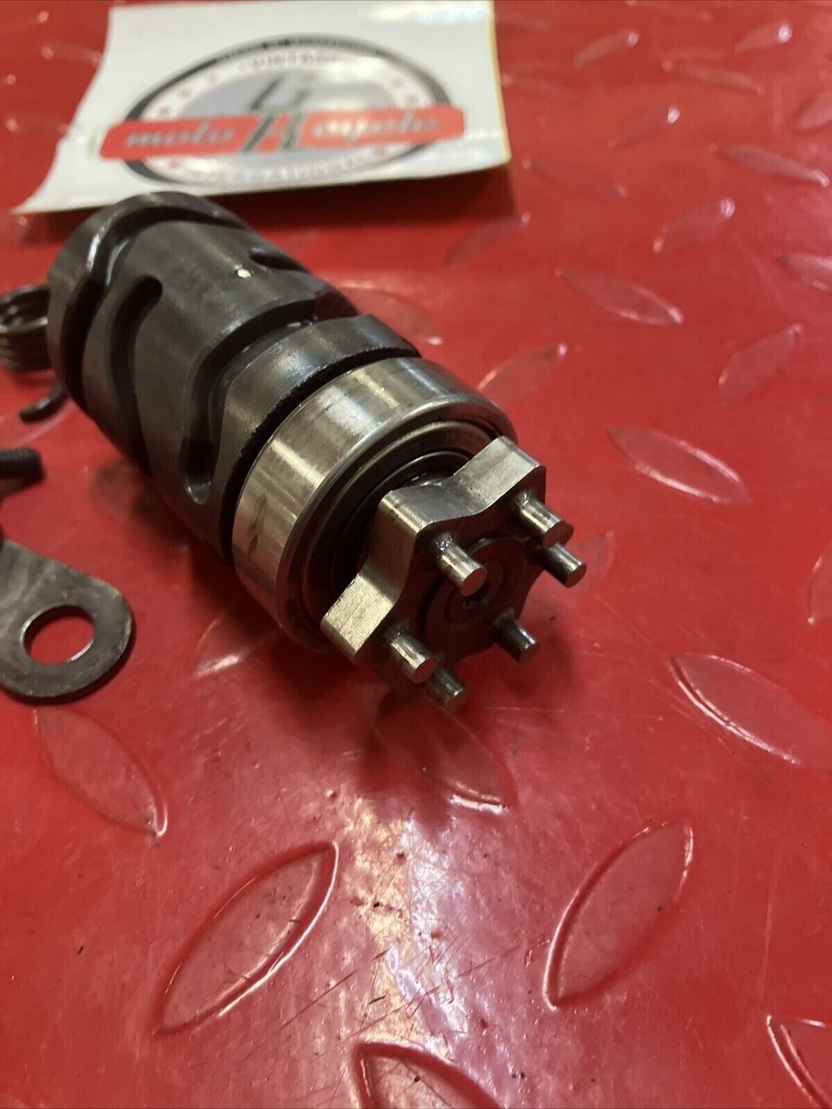 Yamaha DT200 1984 gearshift gear shift cam drum actuator arm center spring