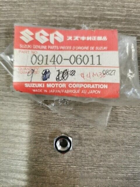 NOS SUZUKI GS450ET GS1150EG GS550E GSXR600 VL800C VX800P NUT 09140-06011 S39