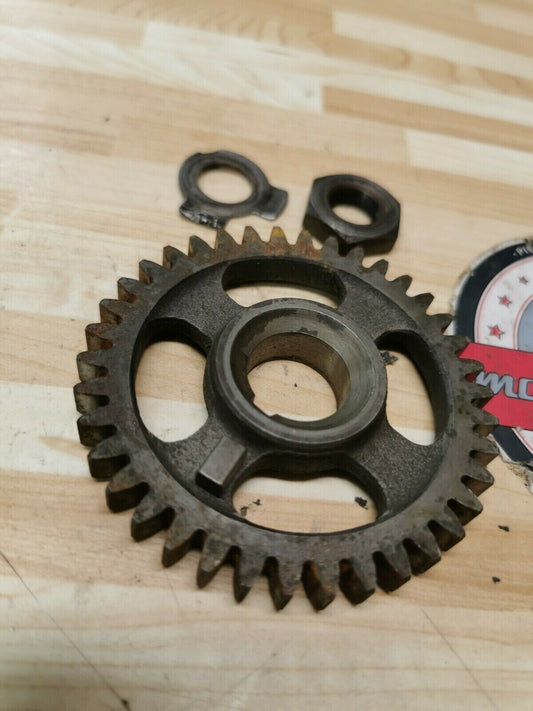 Yamaha XT200 1982 crankshaft counter balancer shaft weight gear 1983