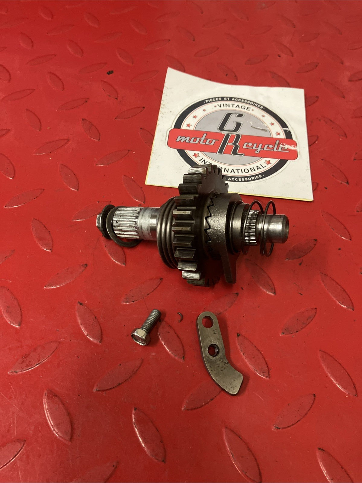 Honda CR250R 1991 Kickstarter kick starter spindle shaft gear 1988 1989 1990