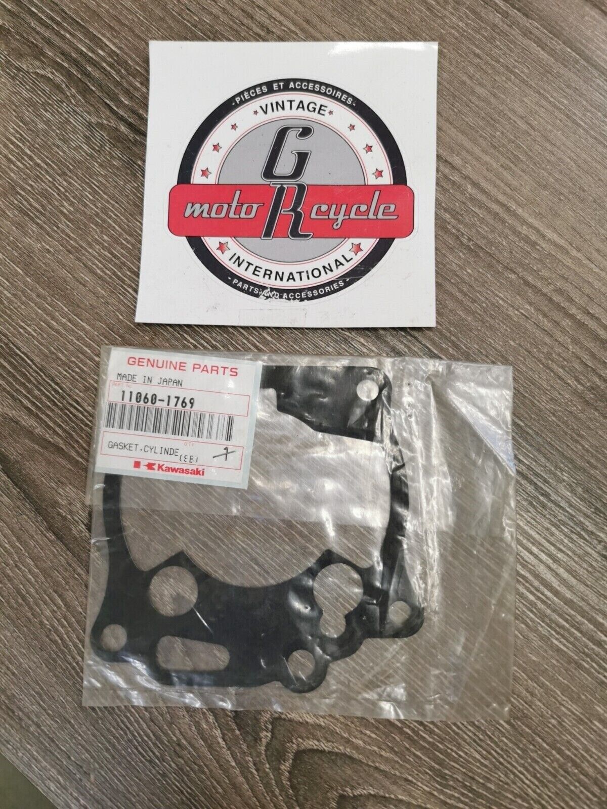 NOS KAWASAKI KX125 1997 - 1999 CYLINDER BASE GASKET 11060-1769 K31