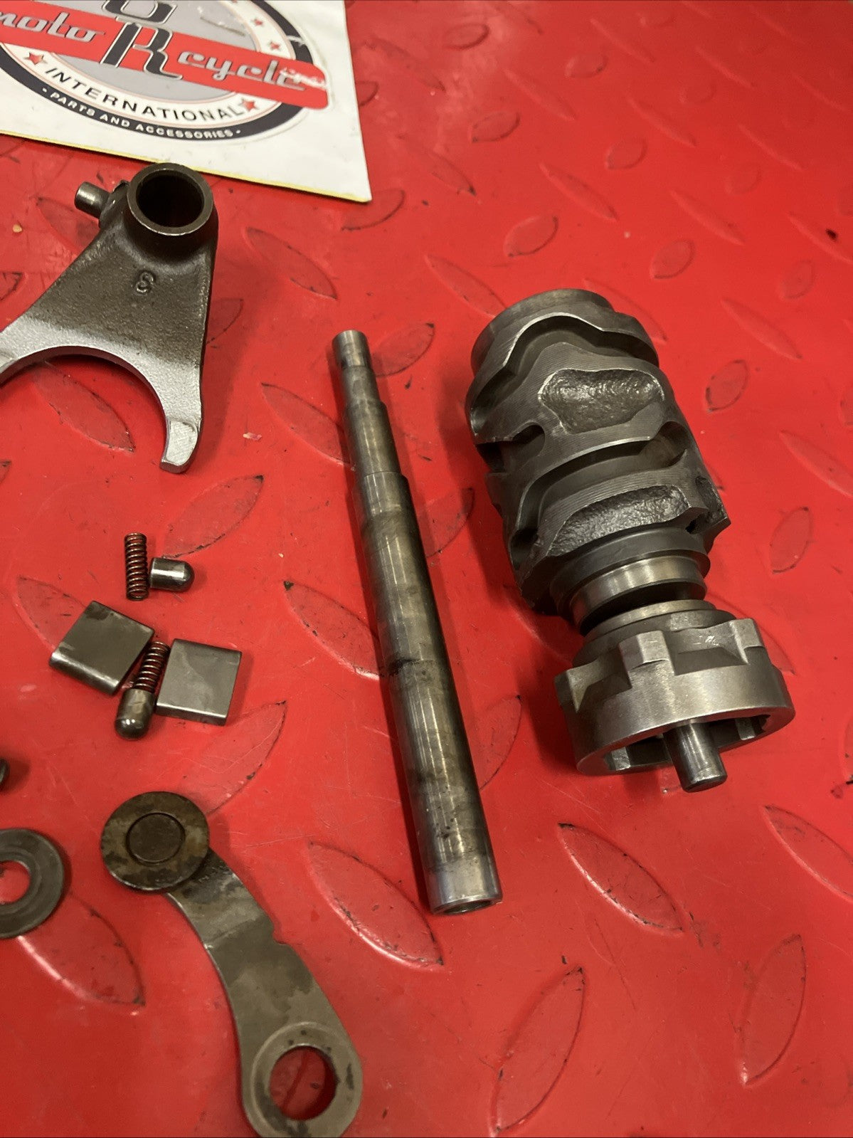 Honda CR250R 1991 Transmission gearshift gear shift drum cam forks
