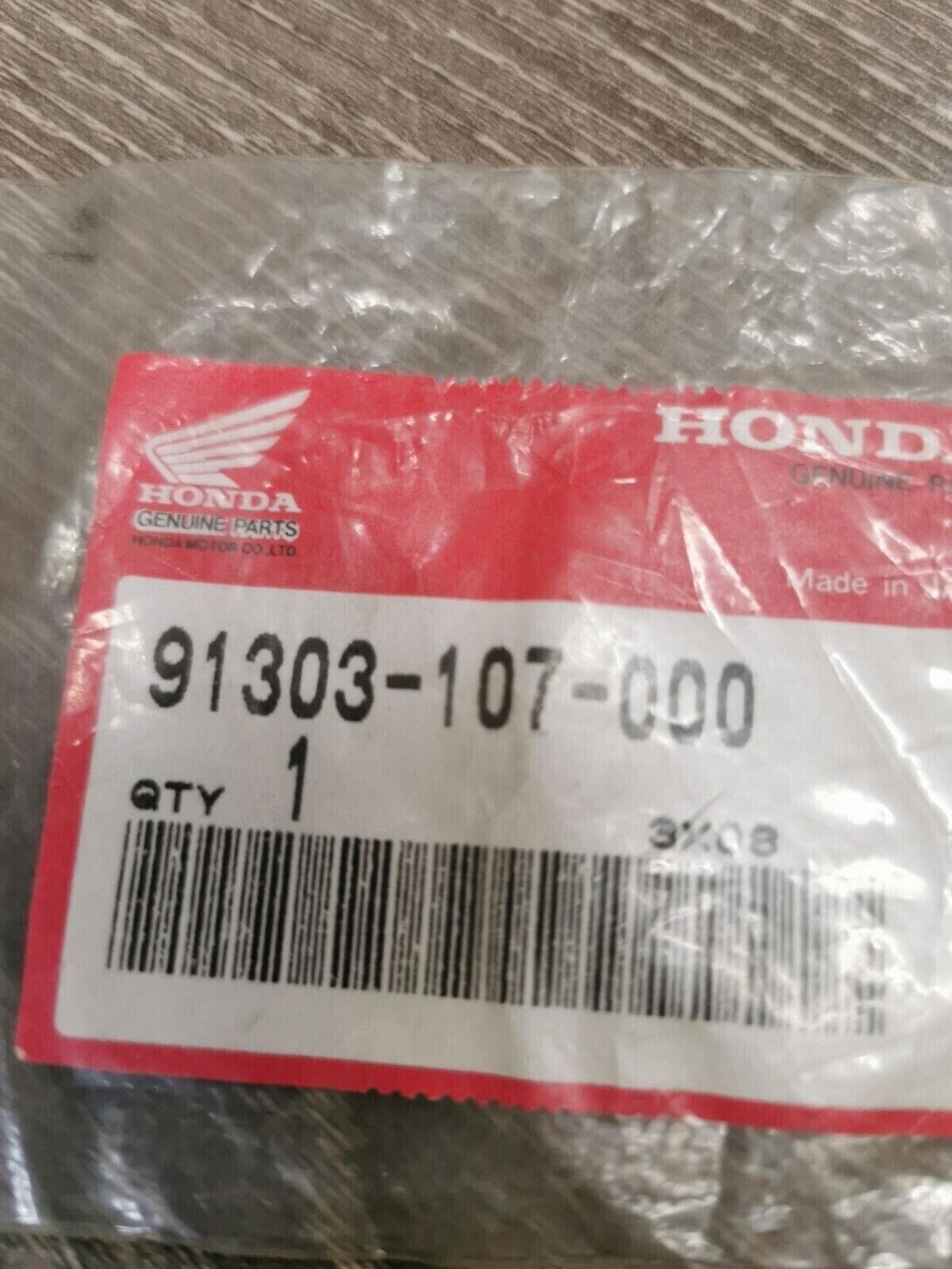 NOS HONDA CB125 O RING 91303-107-000 H52