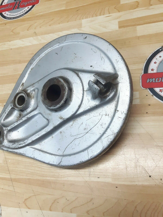 Honda XL250 1974 rear brake panel hub drum plate