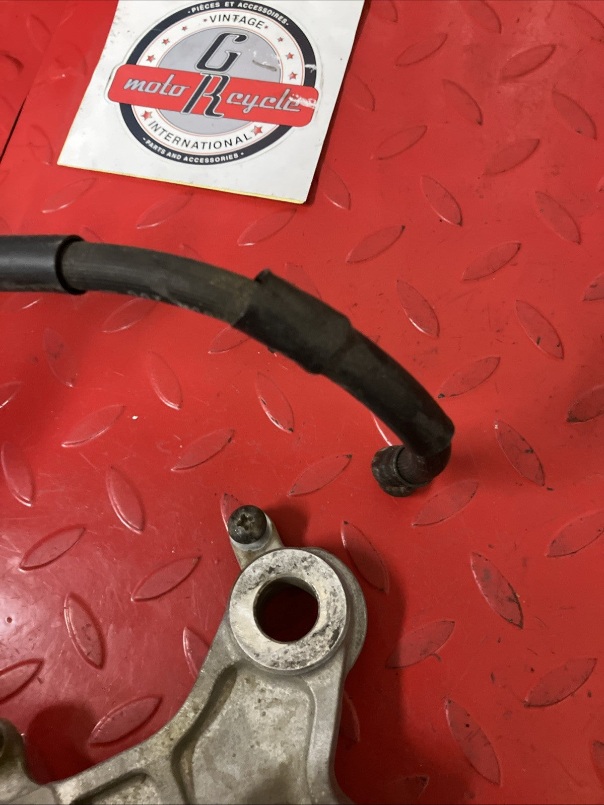 Honda CR250R 1991 Rear brake assembly caliper master cylinder hose 125 500 1990