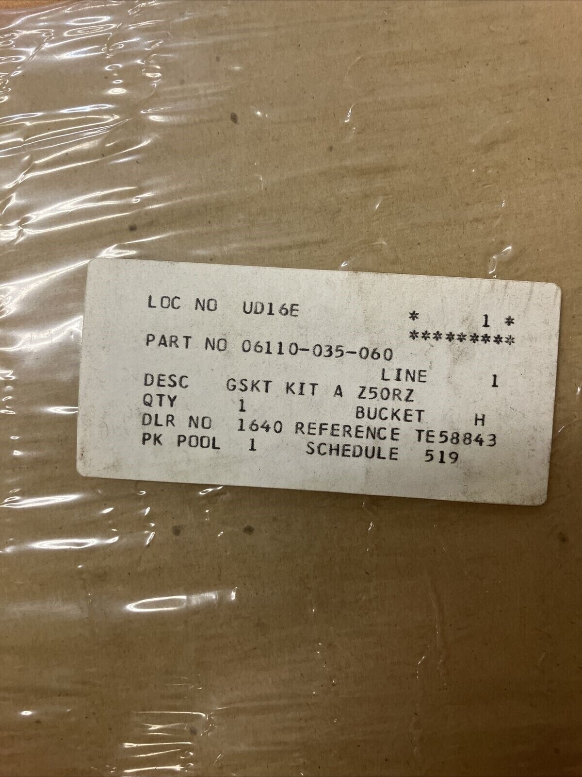 NOS HONDA Z50 1979 - 1981 GASKET KIT A 06110-035-060 H17