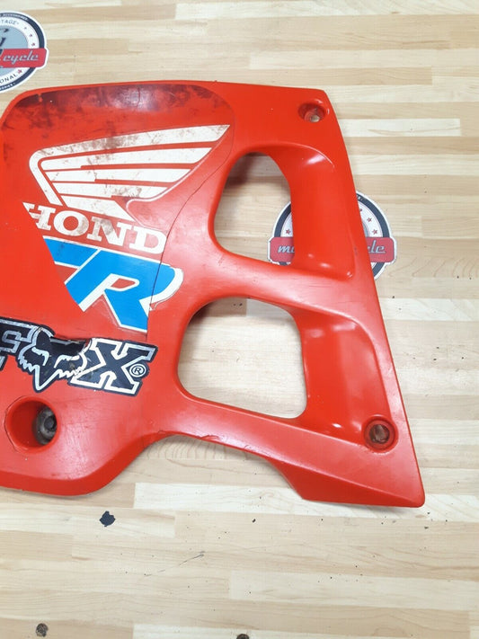 Honda CR250R 1990 left side radiator fuel tank cover panel shroud