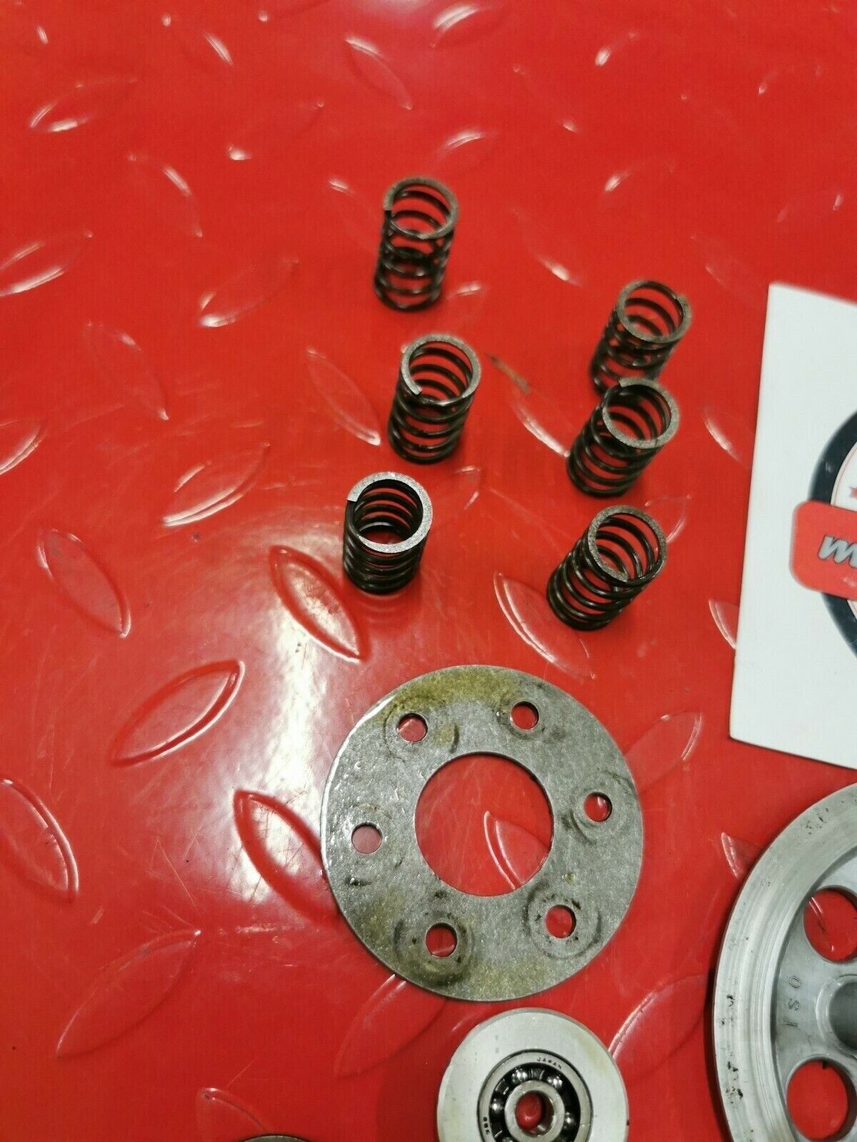 Kawasaki KX80 1979 clutch hub pressure plate 13081-1028 13086-1002