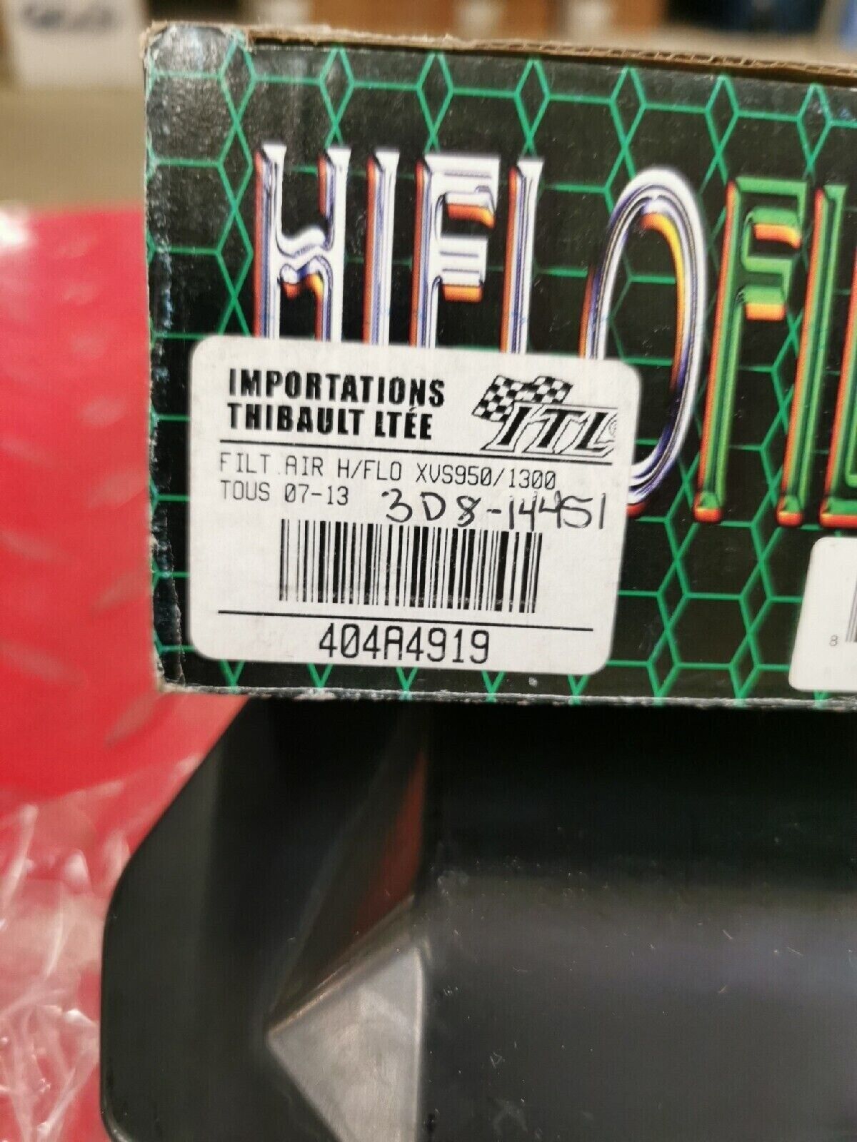 NOS Yamaha XVS950 1300 2007 - 2013 HiFloFiltro Air Filter 3D8-14451-00-00 J9