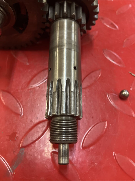 Yamaha DT2 DT250 1972 transmission mainshaft countershaft main shaft gear