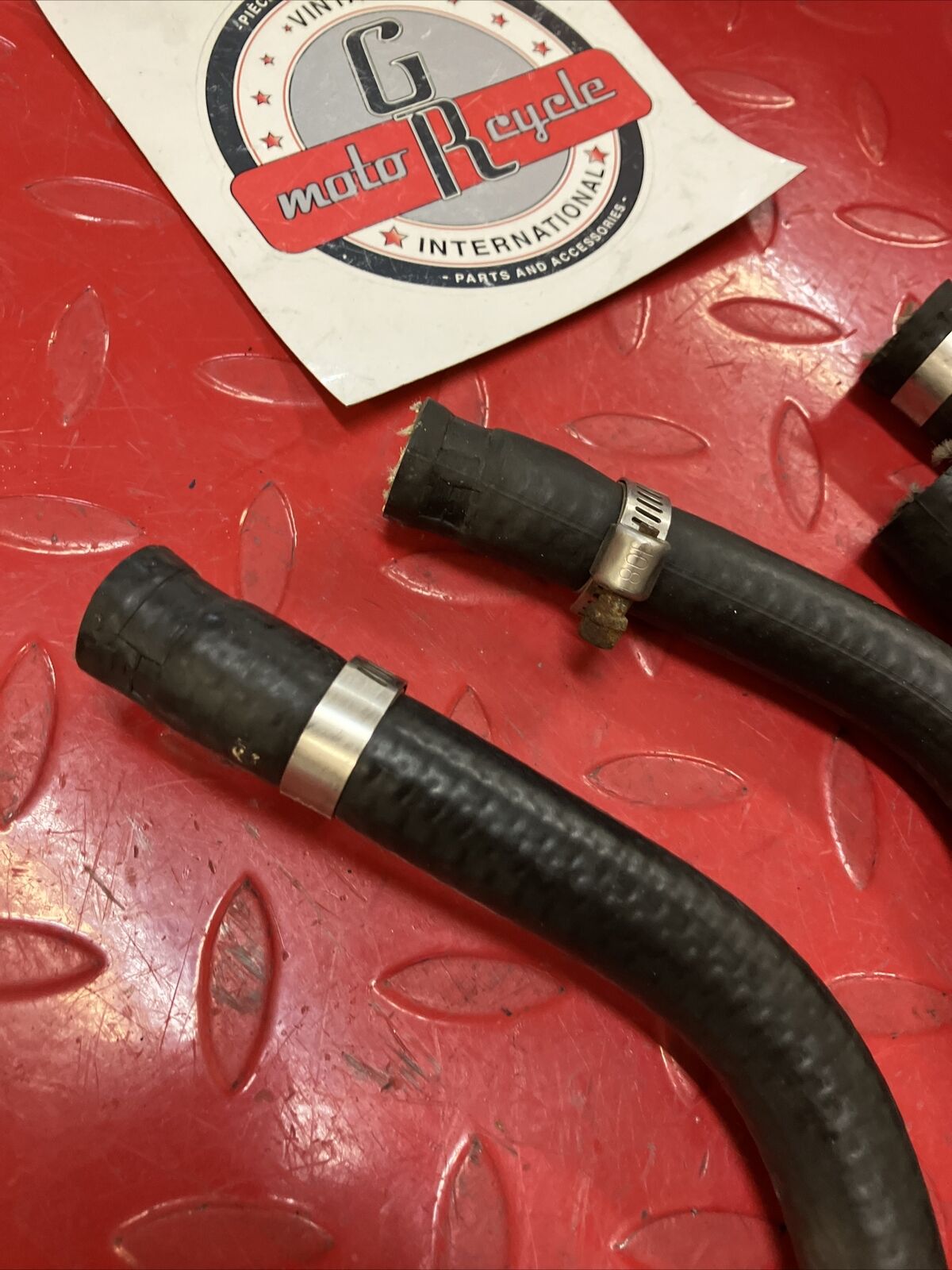 Honda CR250R 1988 radiator rad hose tube set 1989 19062-KS7-830 19064-KS7-830 2