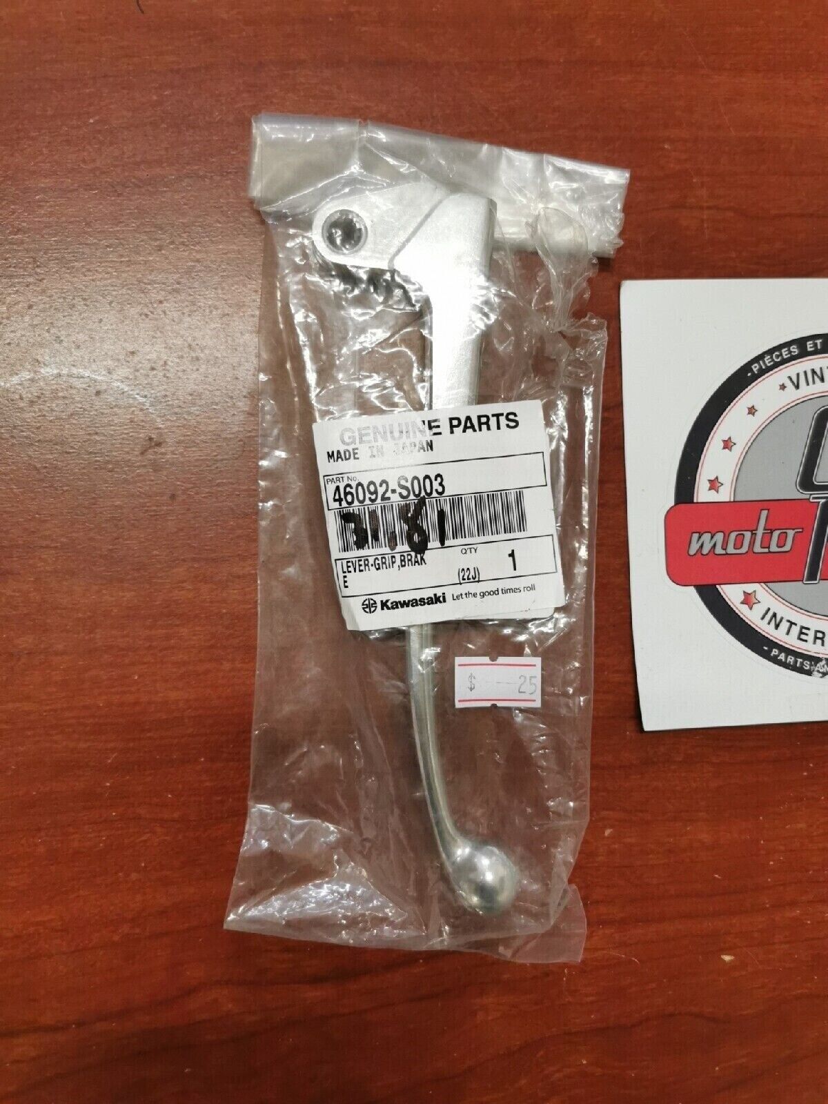 NOS Kawasaki 2003 - 2006 KLX125 BRAKE GRIP LEVER 46092-S003 K23