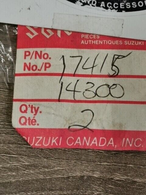 NOS SUZUKI GSF400 GSXR1100W GSXR750W GV1400GC LTA500F BOLT DRAIN 17415-14300 S46
