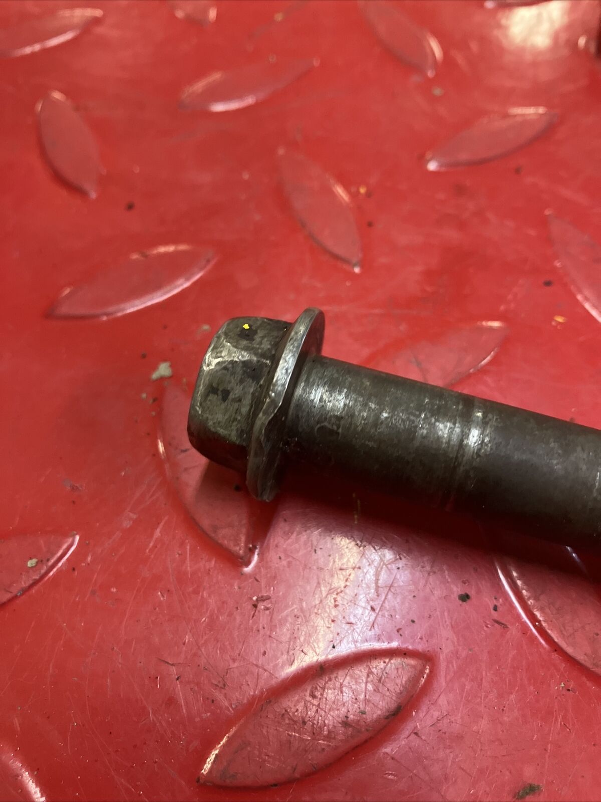 Suzuki RM125 1985 swingarm cushion lever bolt shaft 1984 2