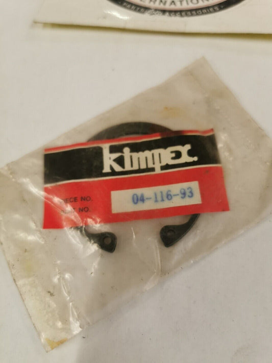 NOS KIMPEX IDLER WHEEL CIRCLIP 04-116-93  J24