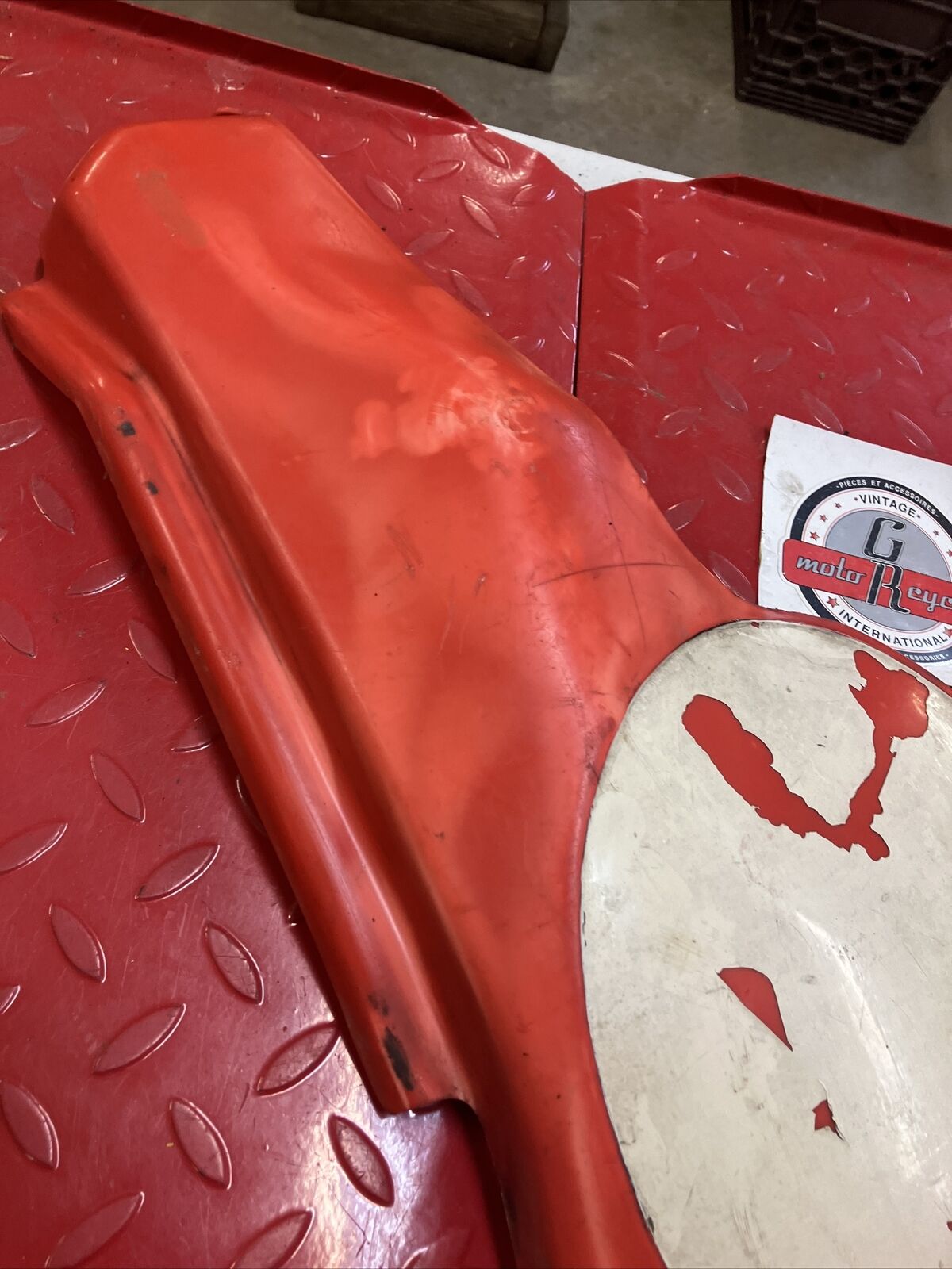 Honda CR250R 1980 Right side cover panel OEM
