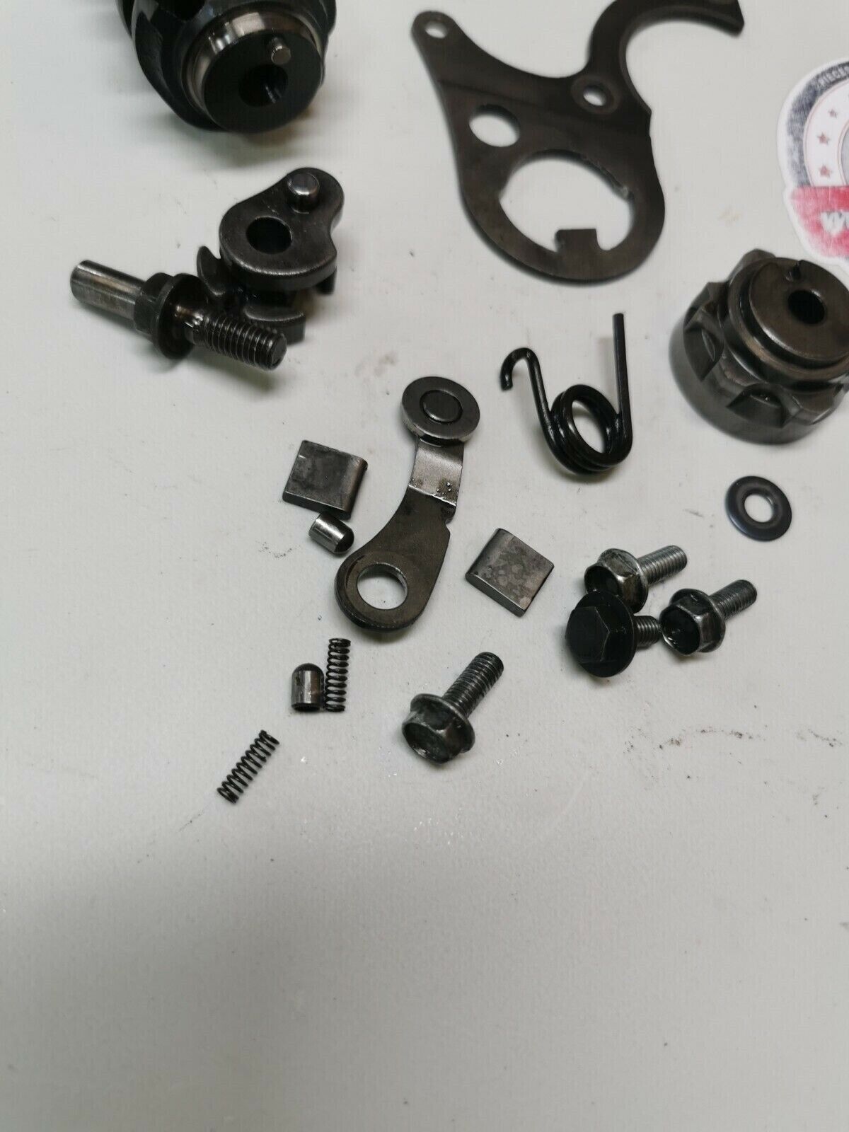 Honda CR250R 1985 gearshift gear shift drum cam center pawl ratchet spring 2