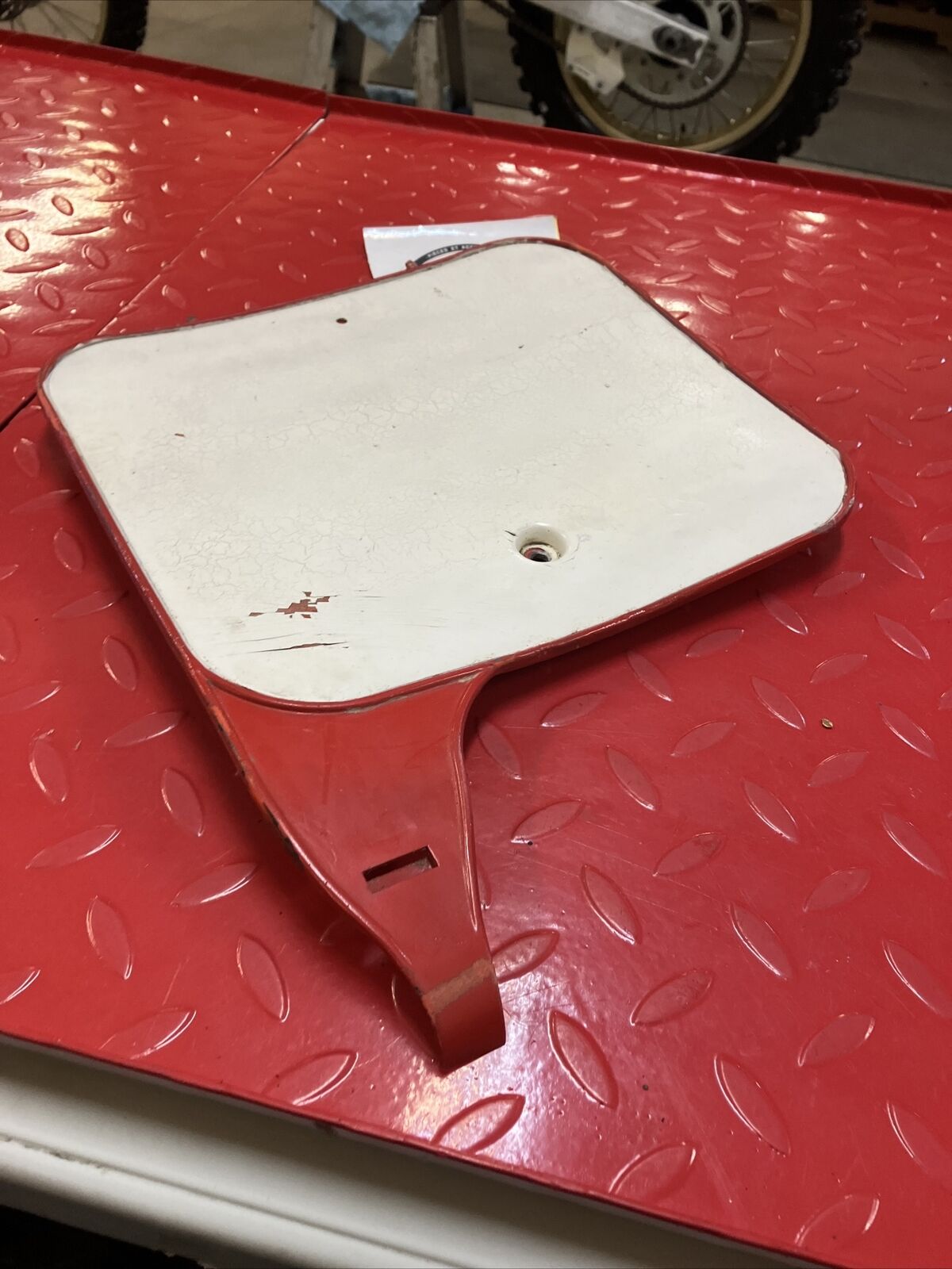 Honda CR250R 1984 front number plate panel