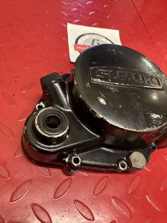 Suzuki RV125 1973 right crankcase clutch cover TC125
