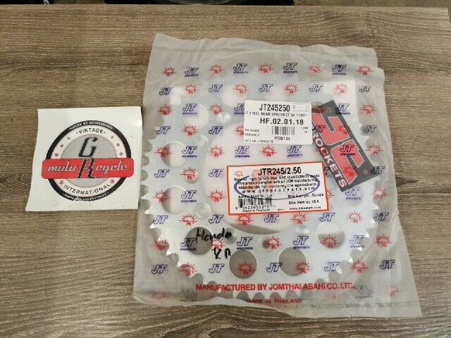 NOS JT NX250 XL250R XL500S XR600R WR250R Steel Rear Sprocket 50T JTR245/2.50 J59