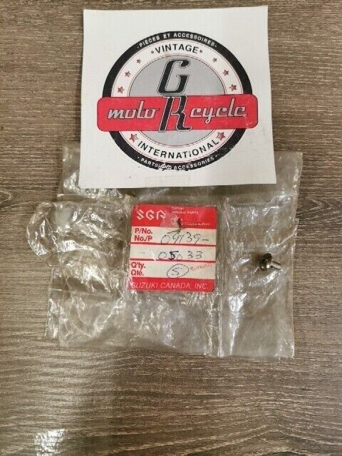 NOS SUZUKI GSX1100F GSXR600 GSXR750 LS650 TL1000R SCREW 5X10 09139-05033 S46