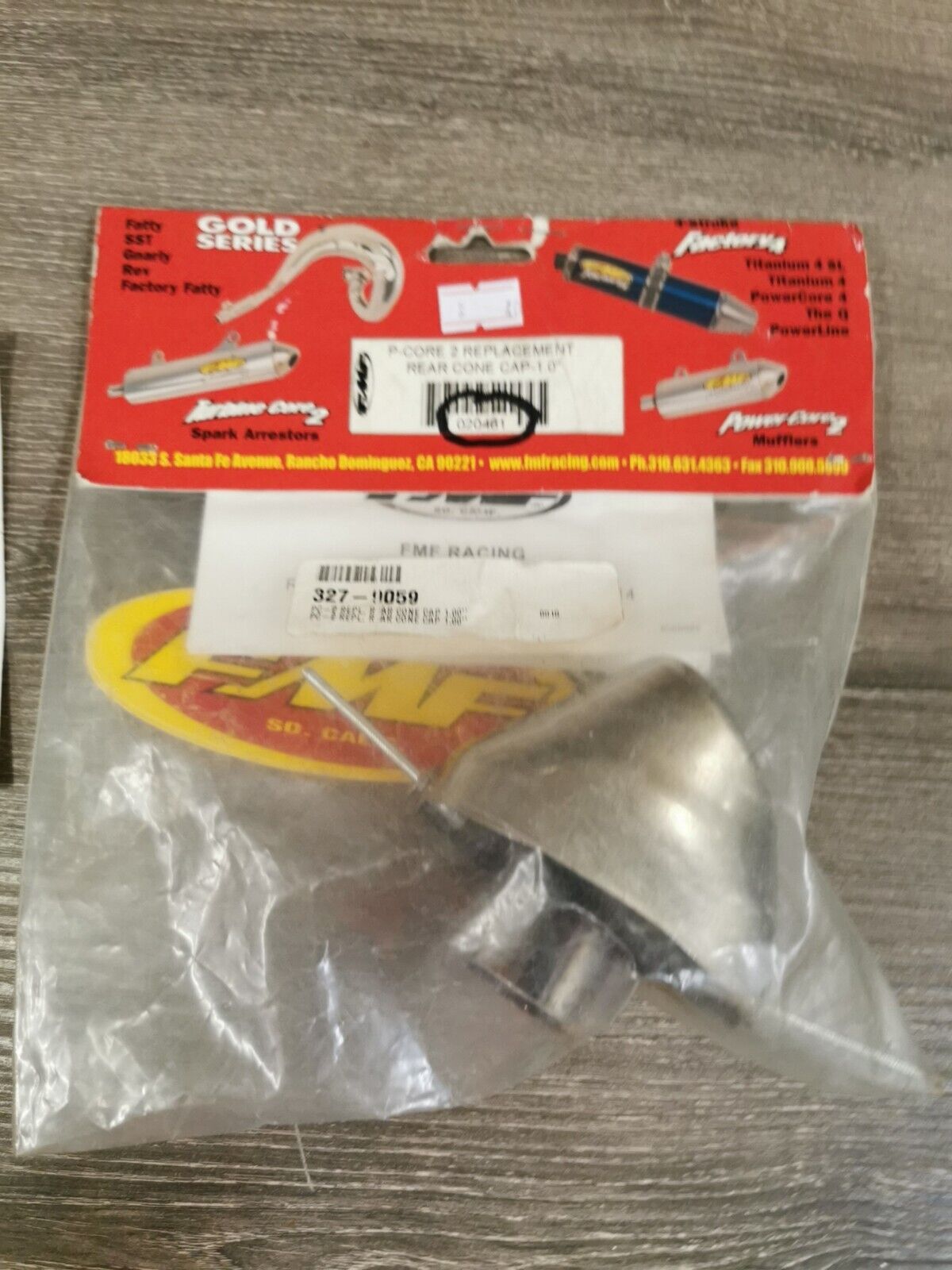 NOS FMF REPLACEMENT REAR CONE 1.0 020461 J27