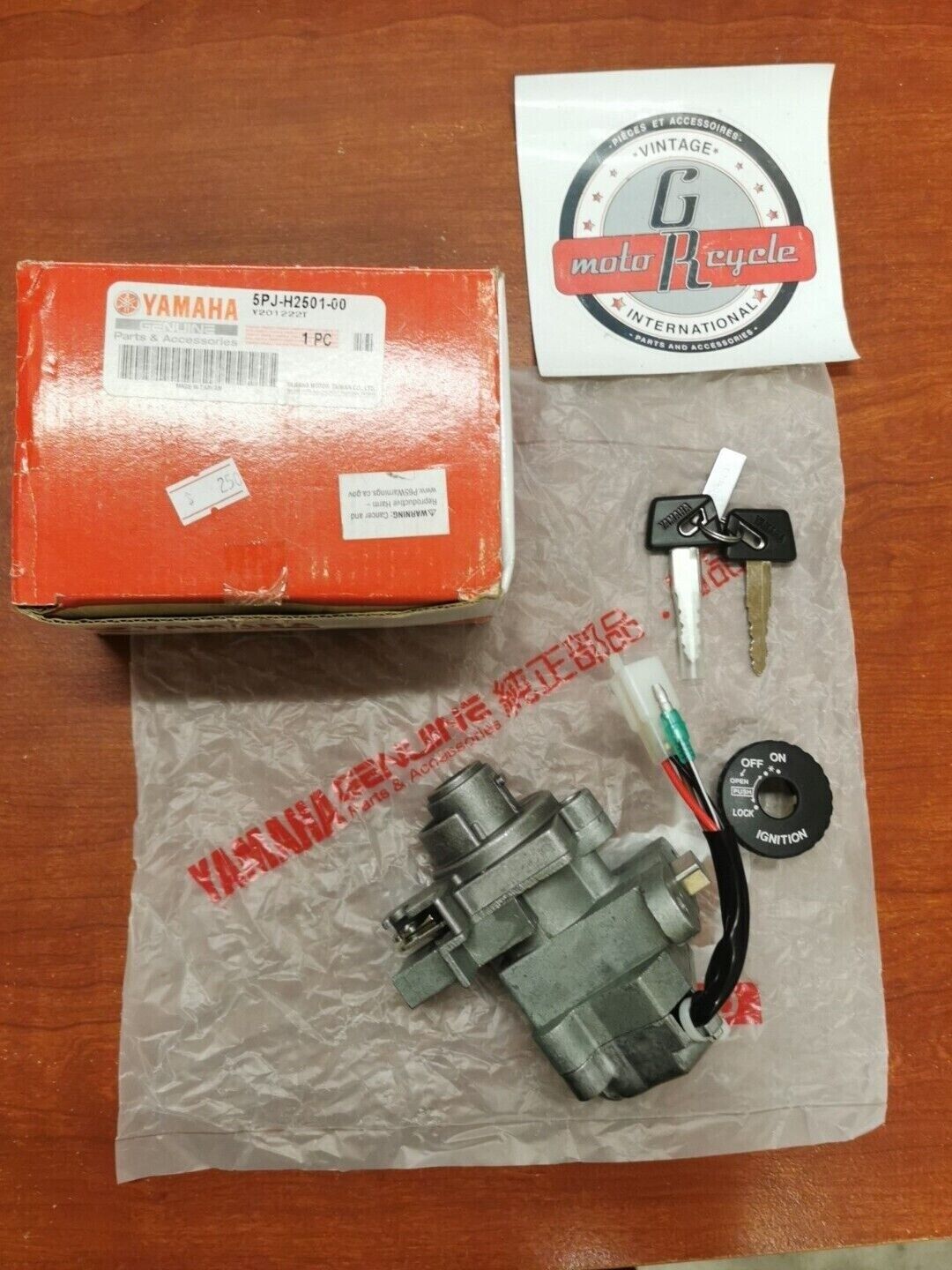 NEW Yamaha YW50 MAIN SWITCH STEERING 5PJ-H2501-00-00 Y85