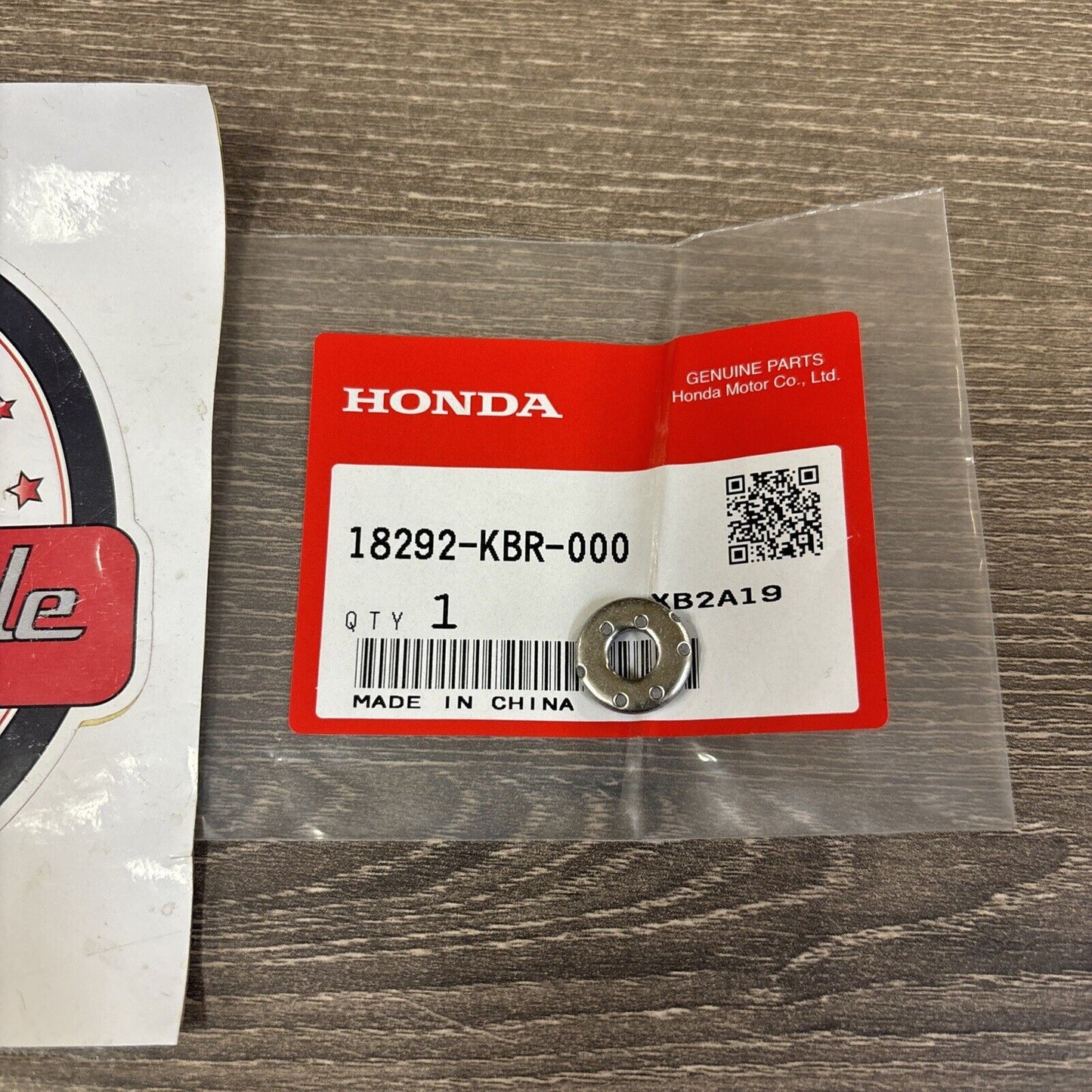 NOS Honda CB1100SF CHA125 CN250 CRF100F PROTECTOR GASKET 18292-KBR-000 H158