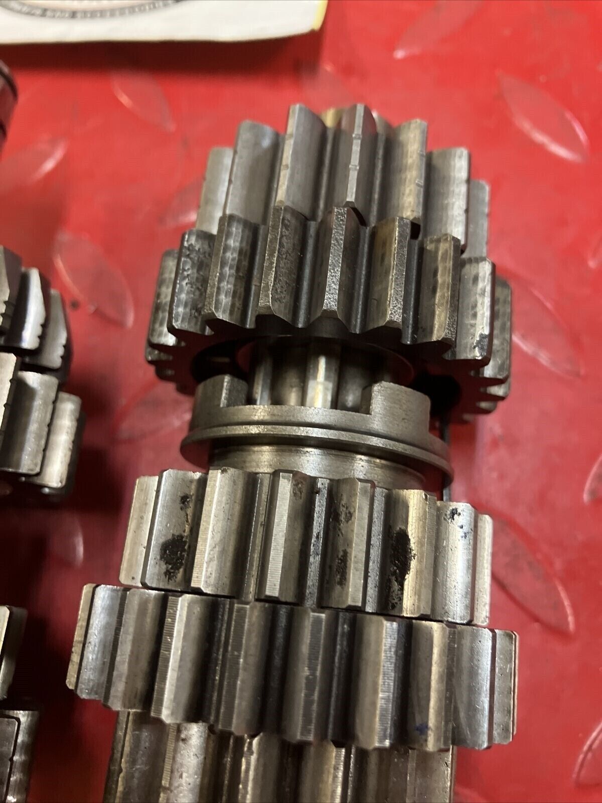 Kawasaki KX250 1999 transmission mainshaft countershaft gear 13127-1267