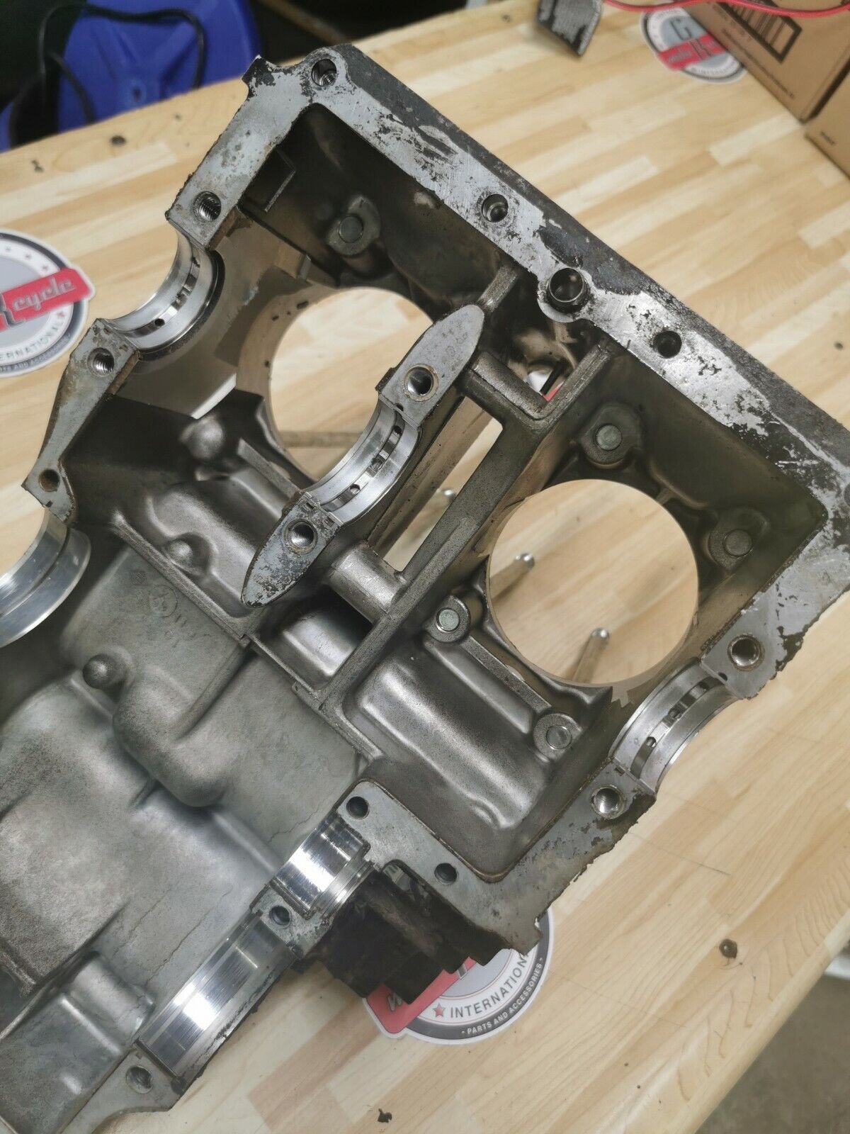 Yamaha XS400S 1982 top upper crankcase crank case
