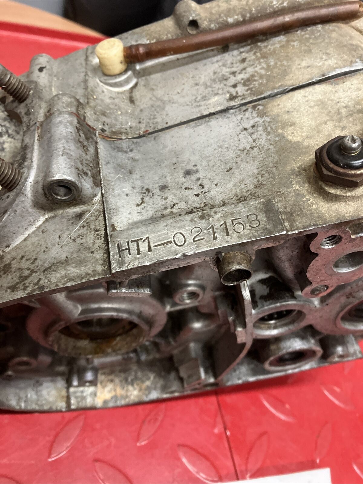 Yamaha HT1 MX 1971 Crankcase set left right crank case 1970 LT2 LT3 LTMX RS100
