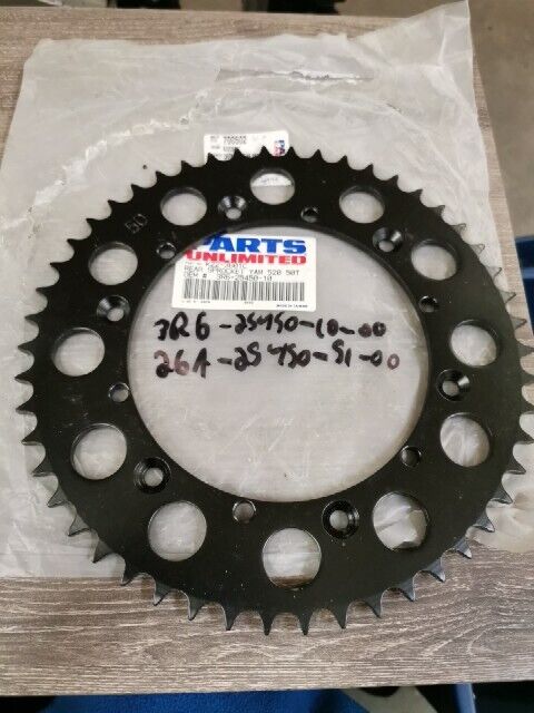 NOS Yamaha WR250ZJ DRIVEN SPROCKET 3R6-25450-10-00 SUB BY 26A-25450-51-00 J56