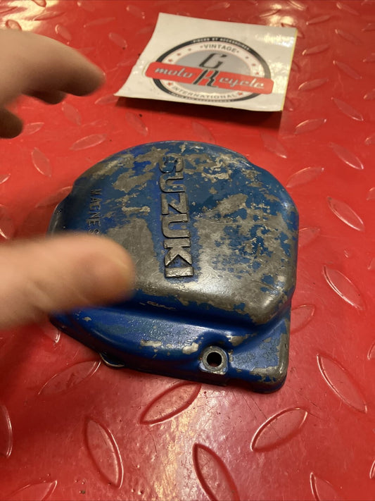 Suzuki RM125 1987 left crankcase stator cover 1988