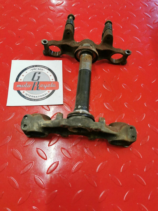 Yamaha YZ80 1979 steering stem triple clamp tree handle crown 2X6-23340-60-90