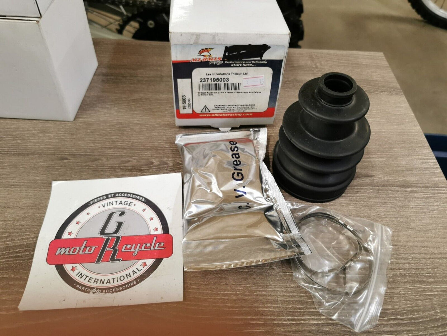 NOS ALL BALLS Front Inner Can-Am Maverick Polaris Ranger CV BOOT KIT 19-5003 J52