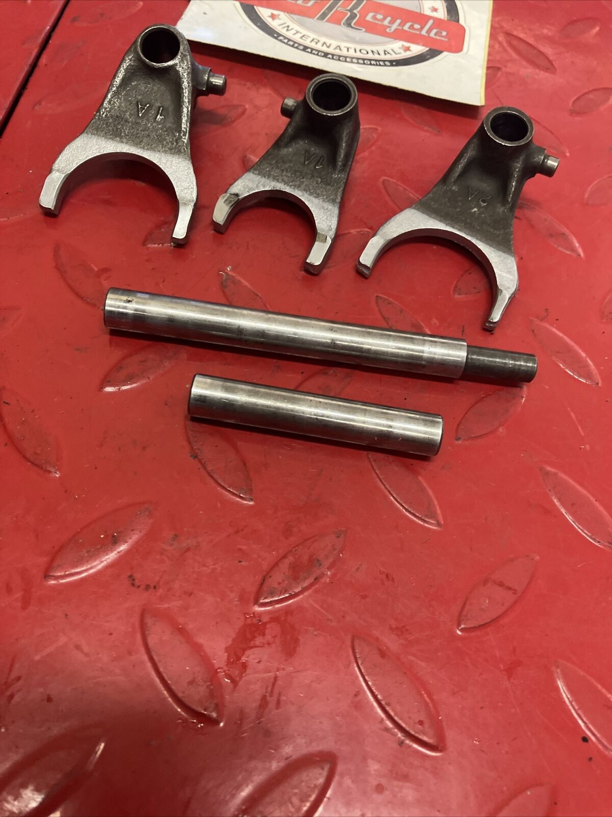 Honda CR125R 1987 Transmission gear shift forks