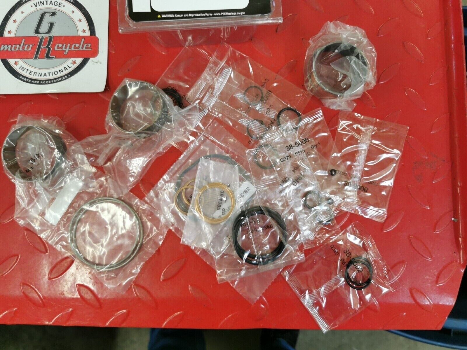 NOS MOOSE RACING  CR125 CR250  YZ250 KX500  WR450 Fork Bushing Kit 38-6010 J13