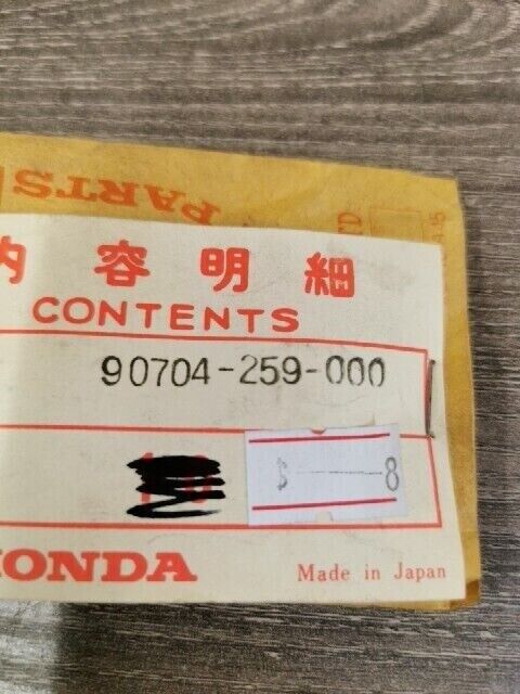 NOS HONDA C72 C77 1960 - 1963 C78 CA175 1968 PIN KNOCK 7X12 90704-259-000 H74